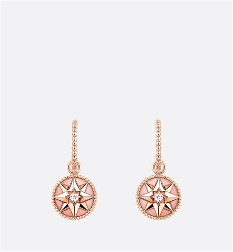 dior roses des vents|Dior rose des vents earrings.